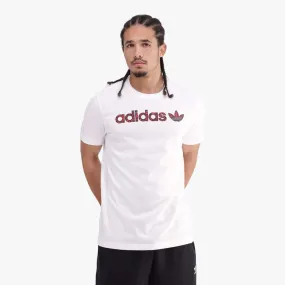 Adidas Mens Graphic Preadator Short Sleeve Tee White