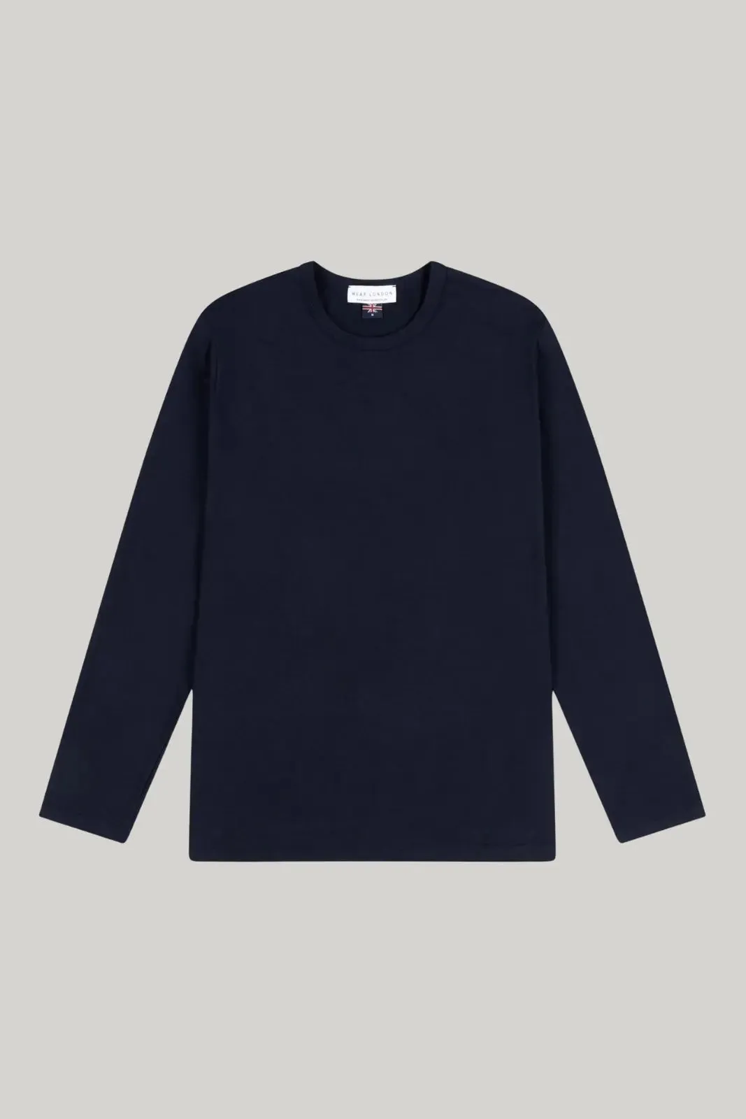 Bevis Long Sleeve Cotton t-shirt - Navy