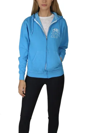 Bicycle 27 Hoodie Sky Blue