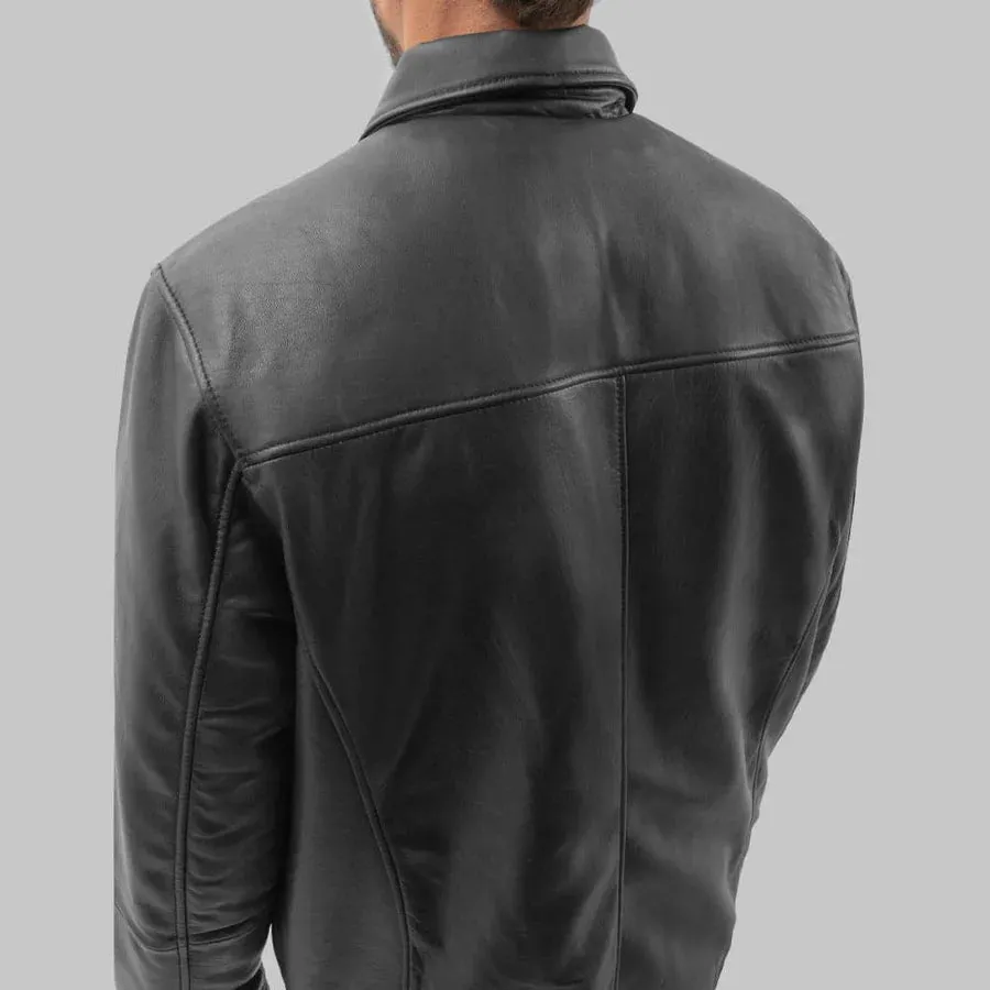 Black Leather "Anderson" Jacket