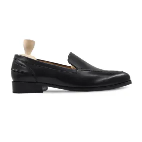 Calista - Men's Black Calf Leather Loafer