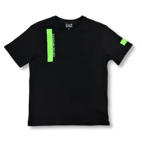 EA7 Boys Black Logo T-Shirt_3RBT63-BJ02Z