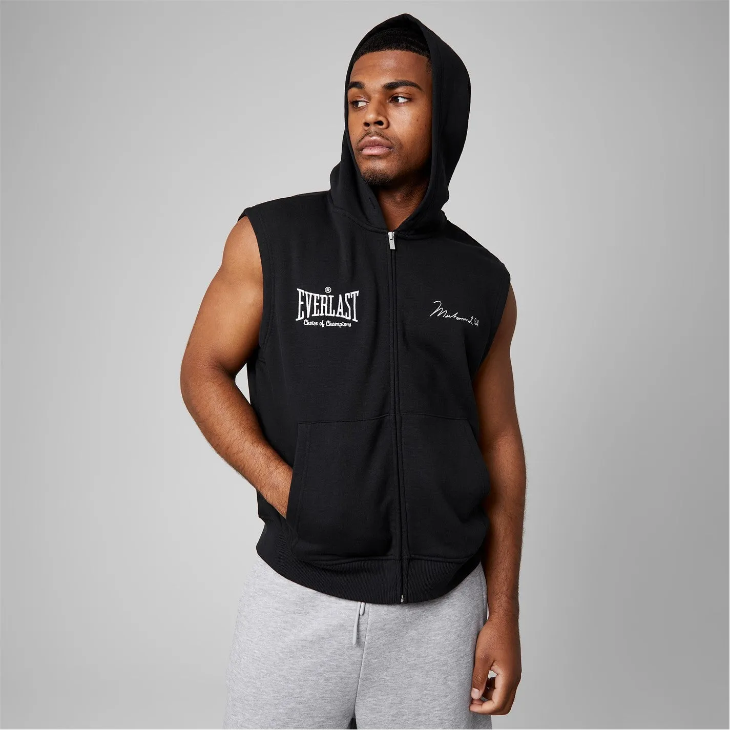 Everlast x Muhammad Ali Graphic Zip Up Hoodie