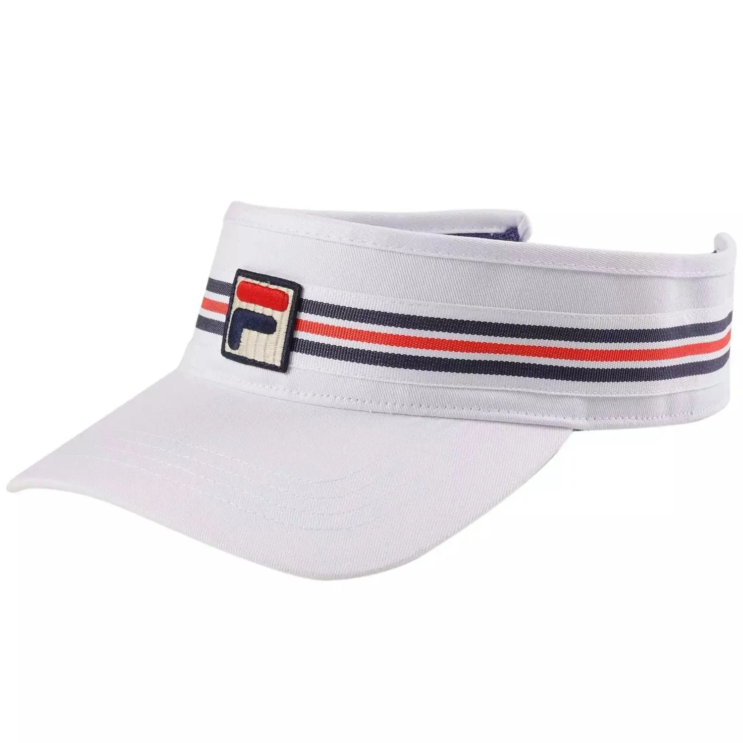 FILA Mens Retro Larry Heritage Stripe Visor