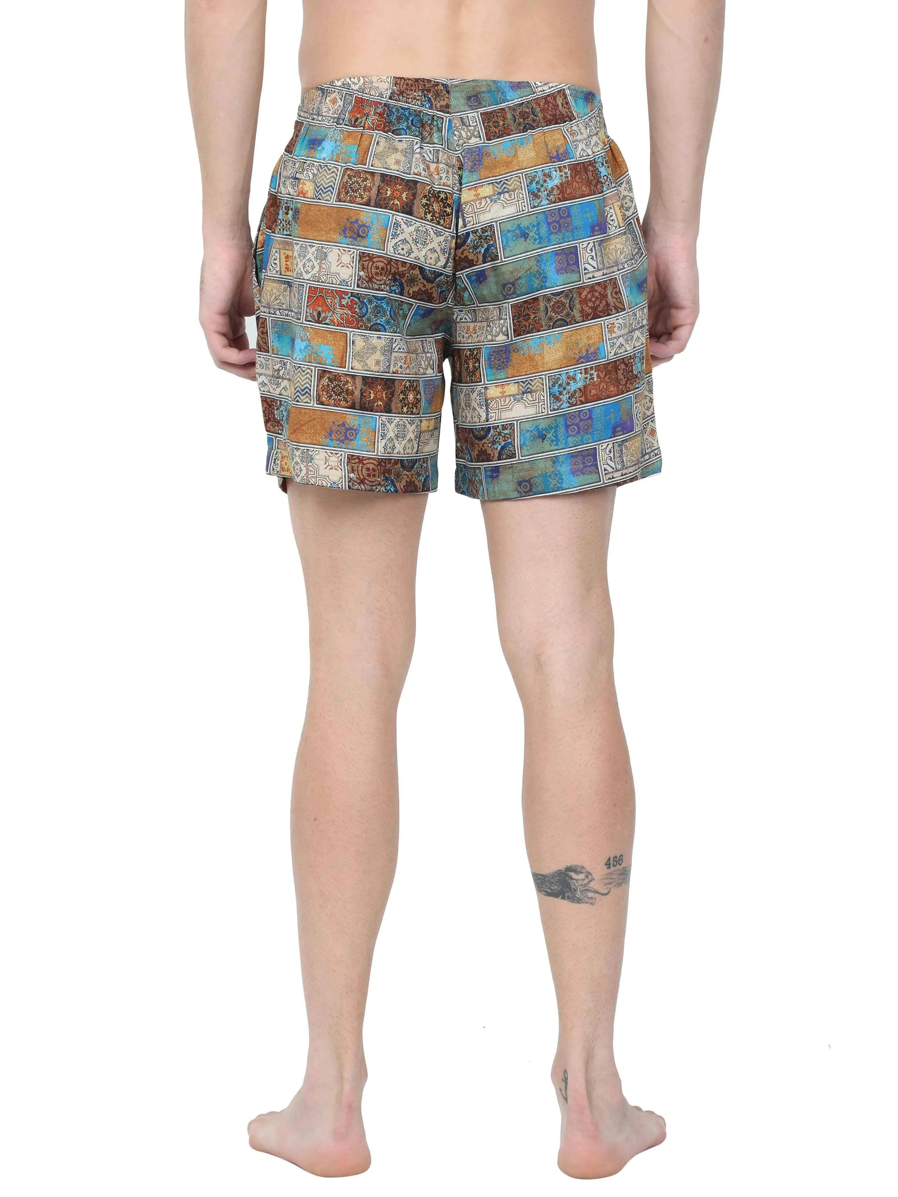 GUNIAA MEN'S KING  PRINTED BOXER