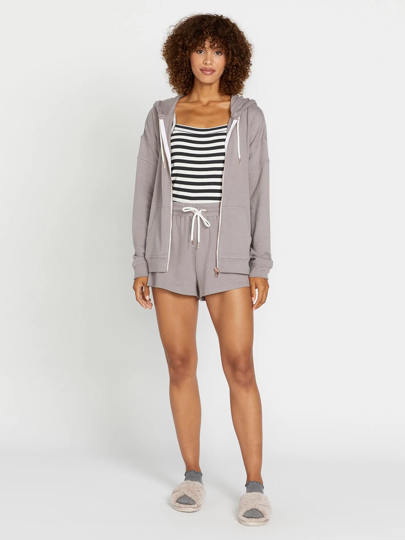 Lived in Lounge Zip Jacket - Daze Grey