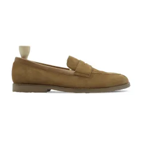 Lucas - Men's Camel Kid Suede Loafer