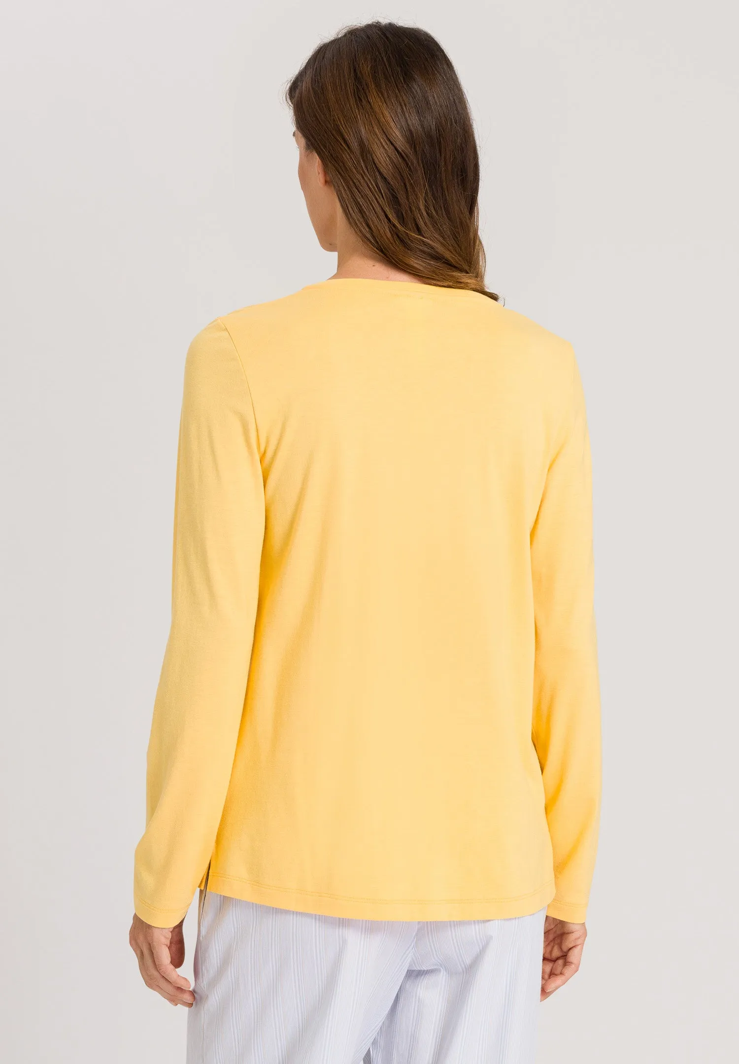 Sleep And Lounge Relaxed Round Neck Top | Sunshine 77844-1247