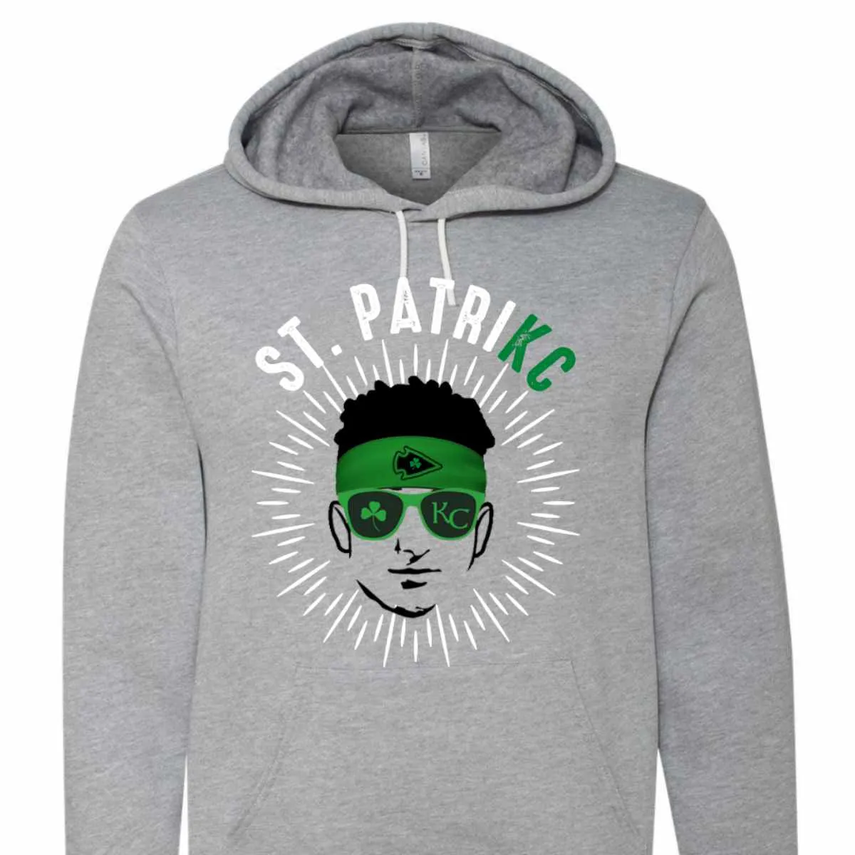 St. PatriKC Patrick Mahomes Soft Hoodie Sweatshirt - Athletic Heather