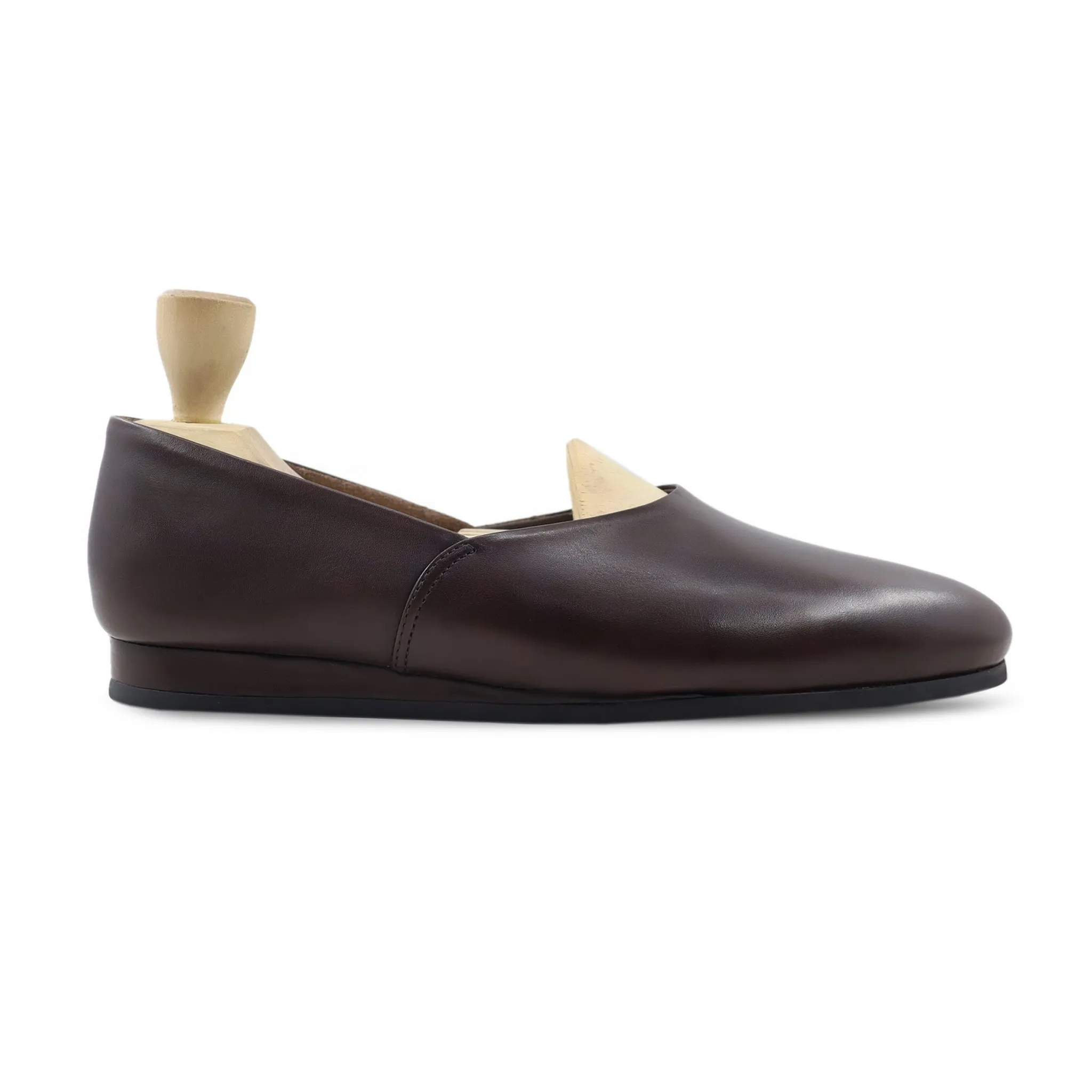 Taverna - Men's Dark Brown Calf Leather Loafer