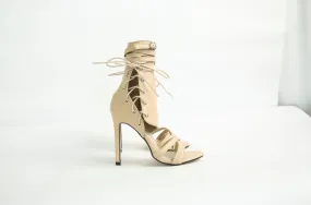 Thin High Heel Strappy Roman Sandals