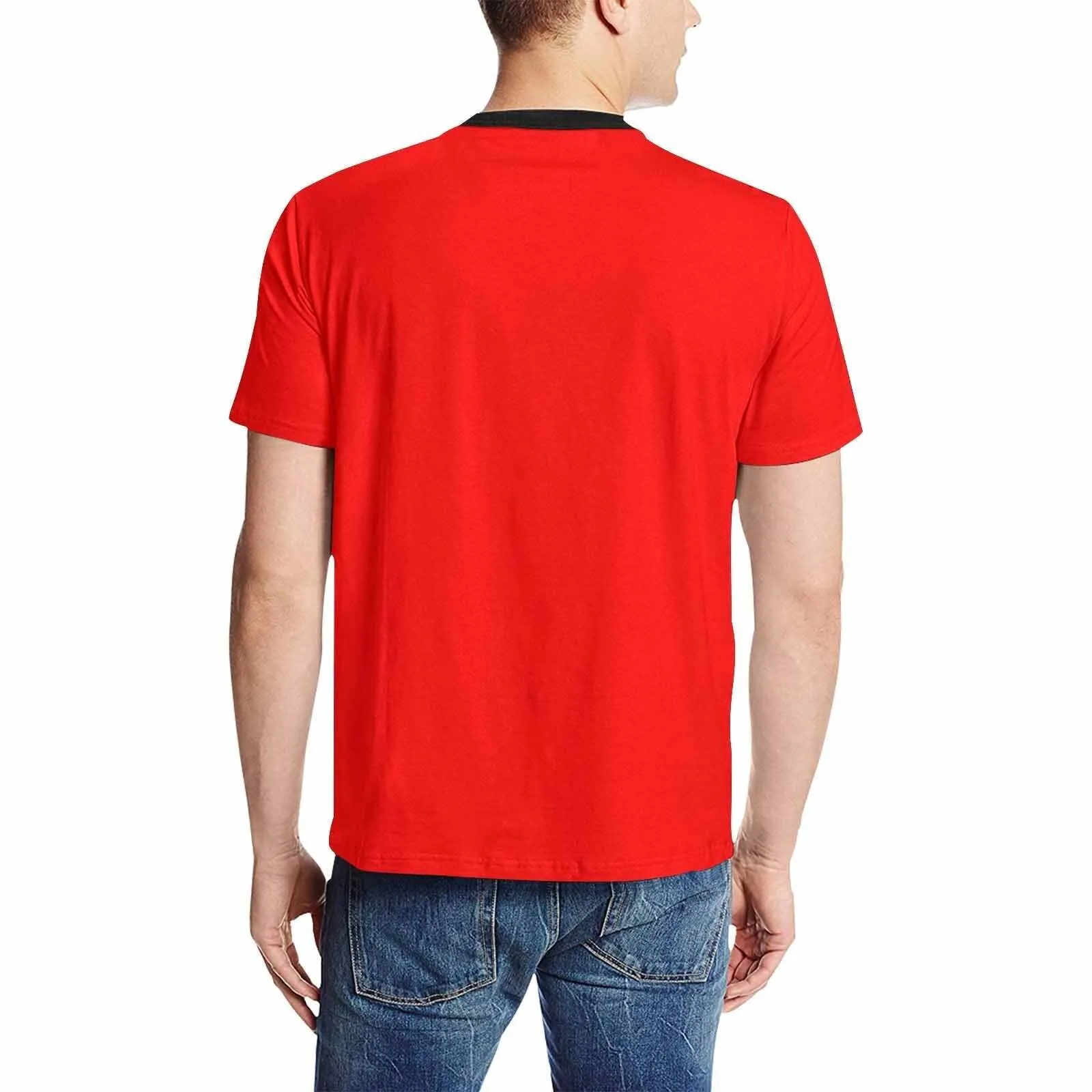 Uniquely You Mens T-Shirt /  Red     - Short Sleeve Casual Shirt