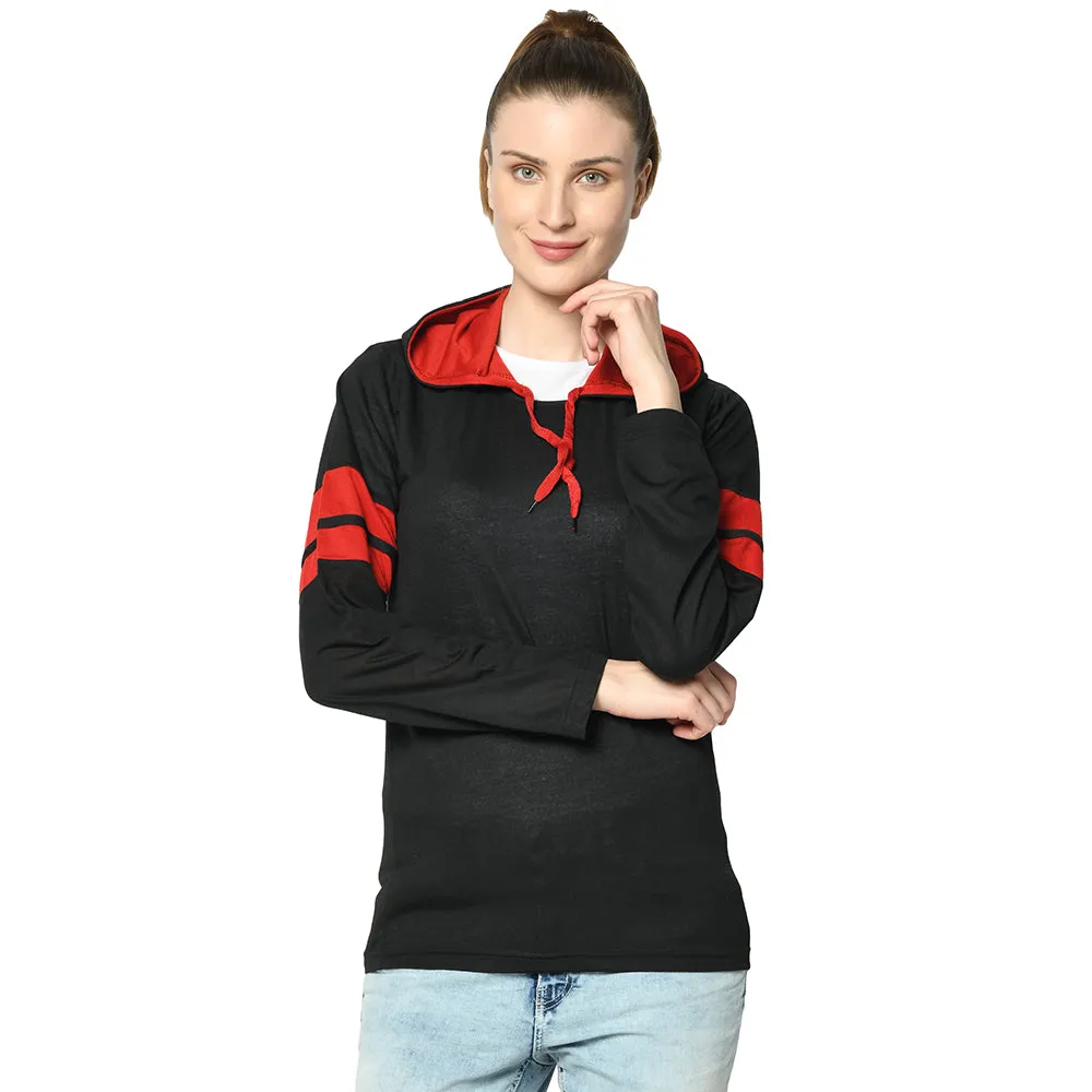 Vimal Jonney Black Color Full Sleeve Tshirt For Women