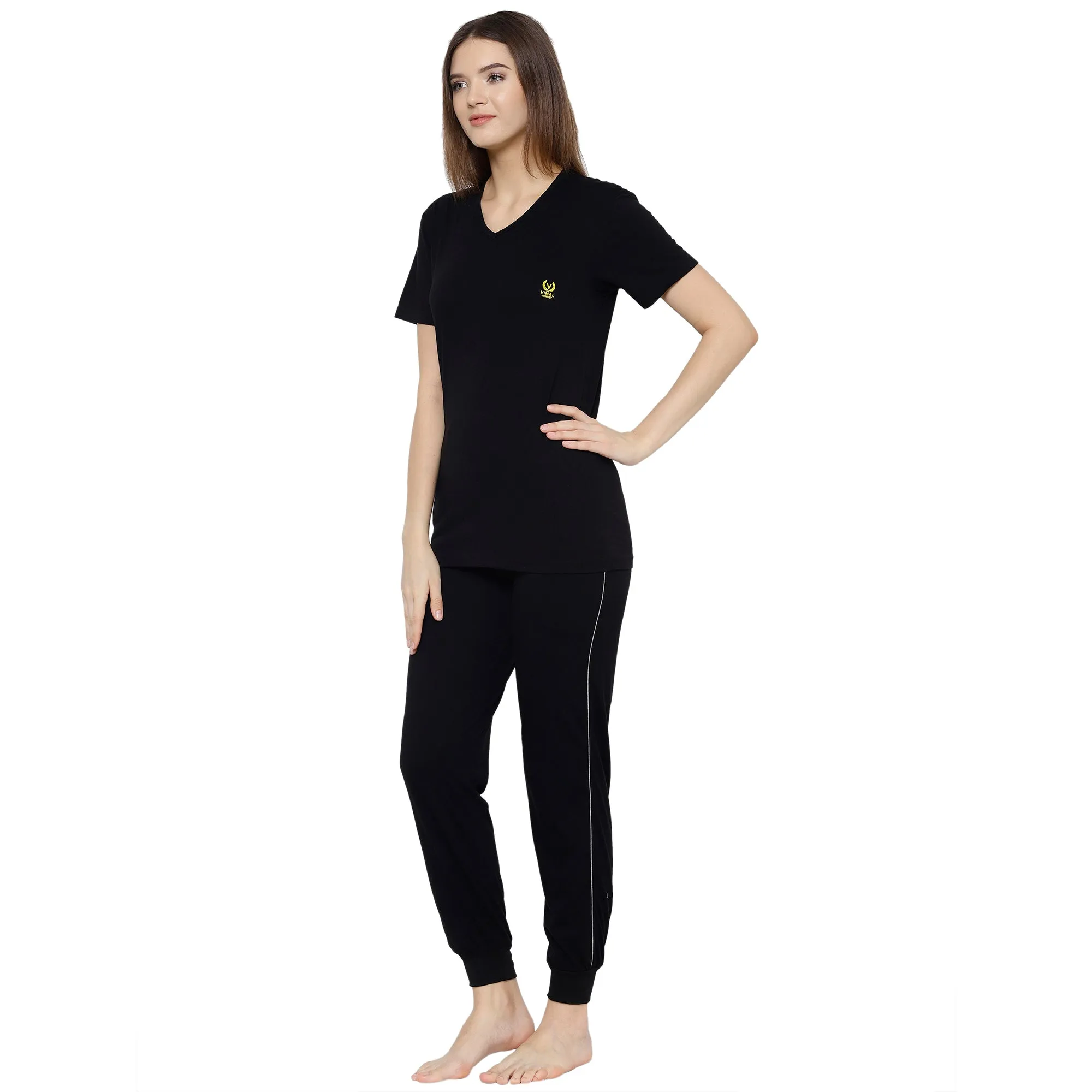 Vimal Jonney Black Women's Night Suit