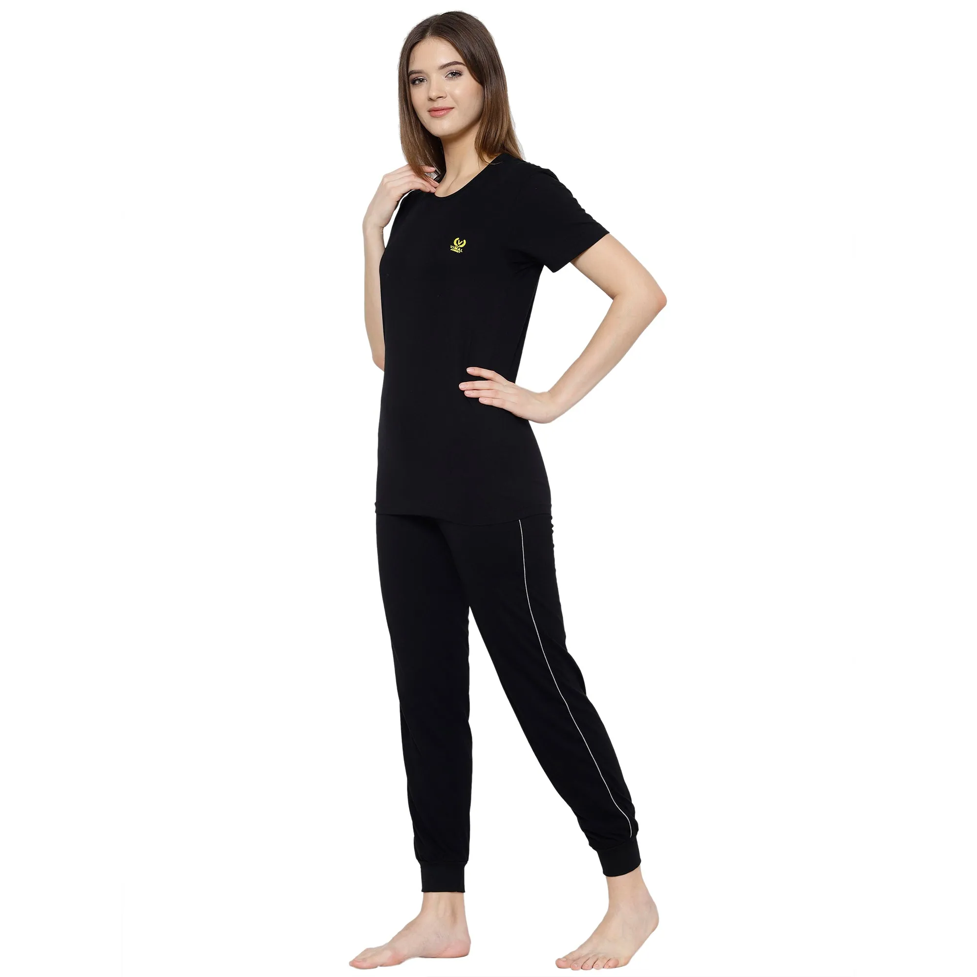 Vimal Jonney Black Women's Night Suit