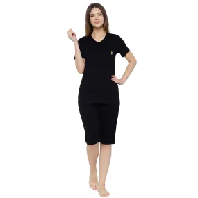 Vimal Jonney Black Women's Night Suit