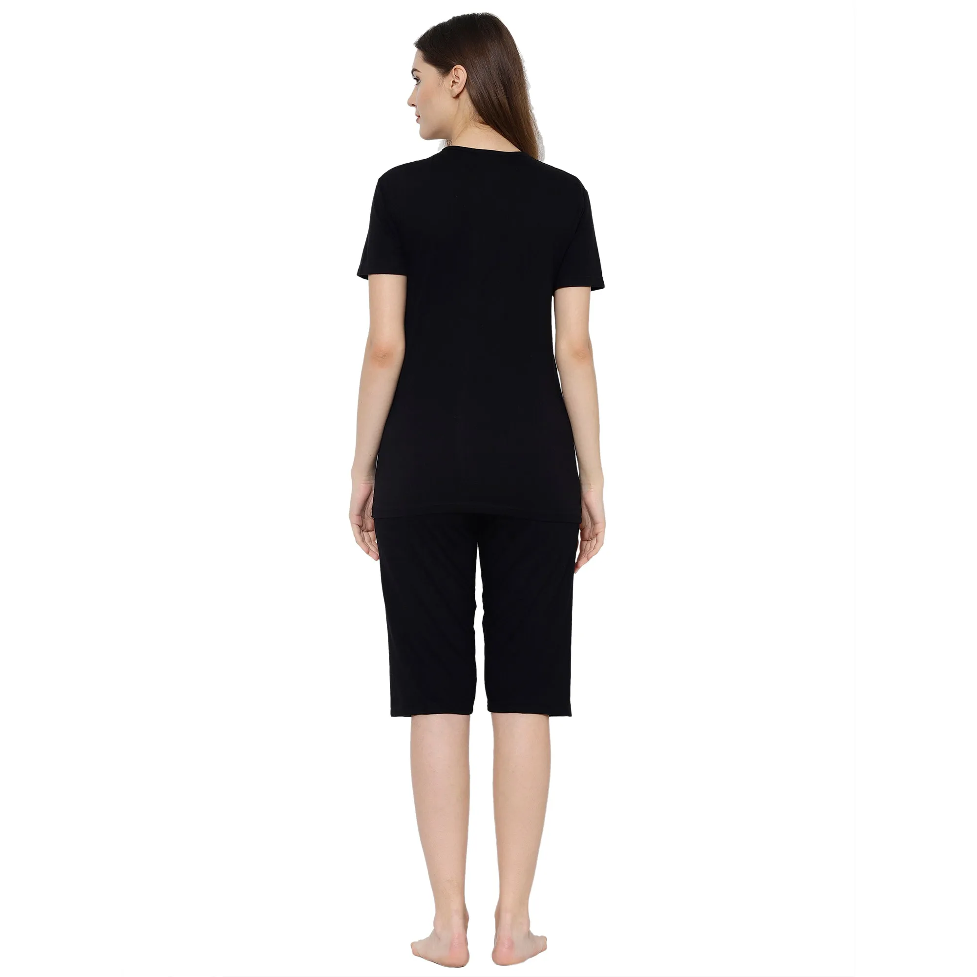 Vimal Jonney Black Women's Night Suit