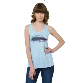 Vimal Jonney Blue Tank Top For Women's