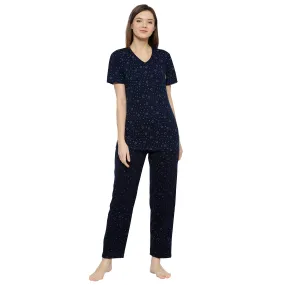 Vimal Jonney Blue Women's Night Suit